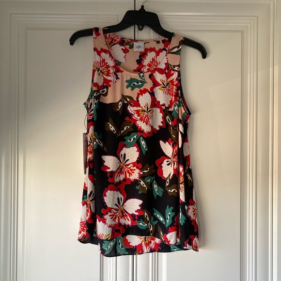 Cabi Hibiscus Blouse SZ S - Picture 5 of 5